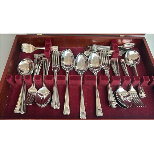 46 - Noritake 67 piece P576 dinner service for eight place settings with a John Stevenson eight place set... 