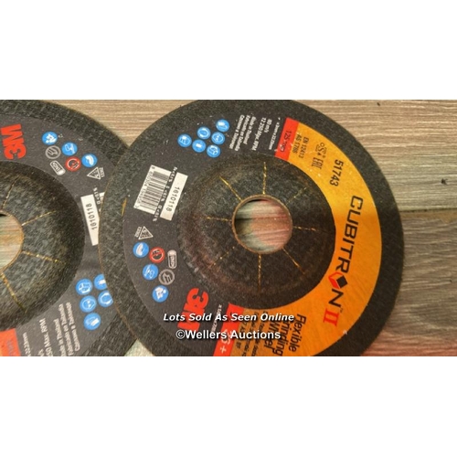 136 - 6X CUBITRON II FLEXIBLE GRINDING WHEEL / NEW  / F37