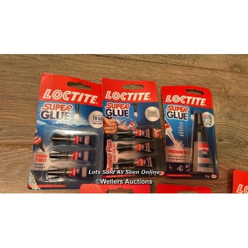 62 - 8X LOCTITE SUPERGLUE / NEW / F31