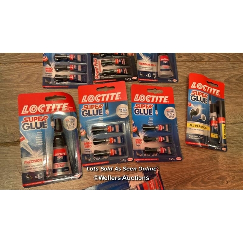 62 - 8X LOCTITE SUPERGLUE / NEW / F31