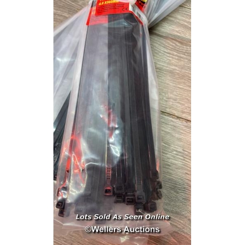 82 - 15X NEILSEN 16PC CABLE TIES 4.8*360MM / NEW / F32