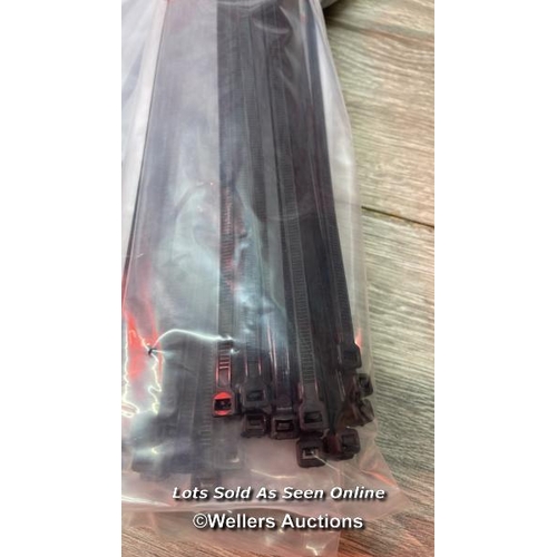 84 - 15X NEILSEN 16PC CABLE TIES 4.8*360MM / NEW / F32