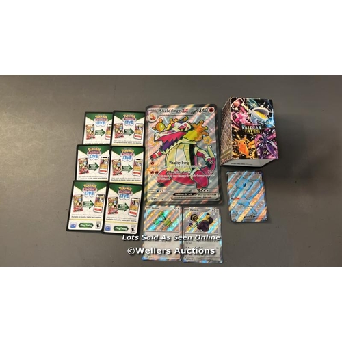 9042 - POKEMON TRADING CARD GAME X10 INC. SKELEDIRGE EX HP 340 -STAGE 2, BASIC MEW EX HP 180, BASIC DODUO H... 