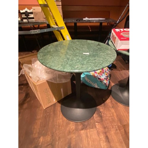 37 - x2 Green tables / / All lots are located in Swiss Cottage, London, NW3 5JB,  public loading bays ava... 