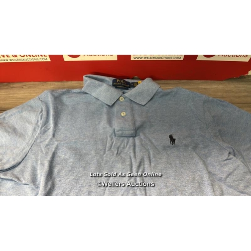 8004 - POLO RALPH LAUREN  BASIC MESH CUSTOM POLO SHIRT / M / PRE-OWNED / G83