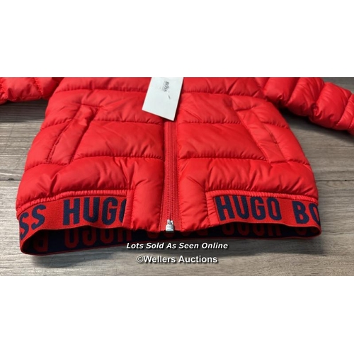 8013 - BOSS KIDS SHORT LOGO PUFFER JACKET / 6 MTHS / NEW / RRP:120 / G83