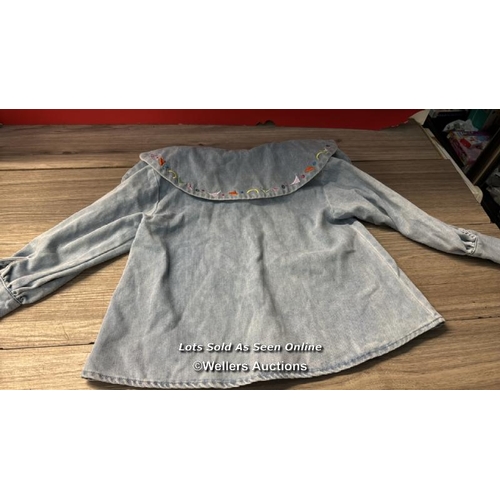 8018 - OLIVIA RUBIN KIDS LARGE COLLAR BLOUSE / 4-5 YRS / NEW WITH TAGS / RRP: 95 / G83