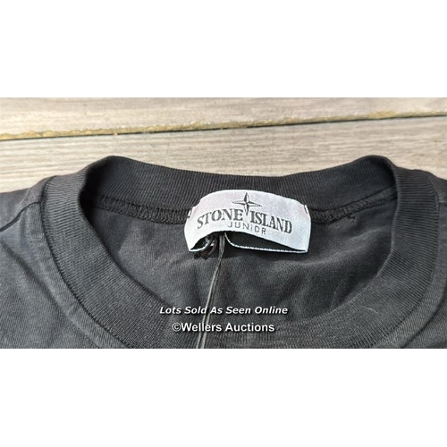 8020 - STONE ISLAND JUNIOR POCKET DETAIL T-SHIRT / 10 YRS / NEW WITH TAGS / RRP: 99.95 / G83