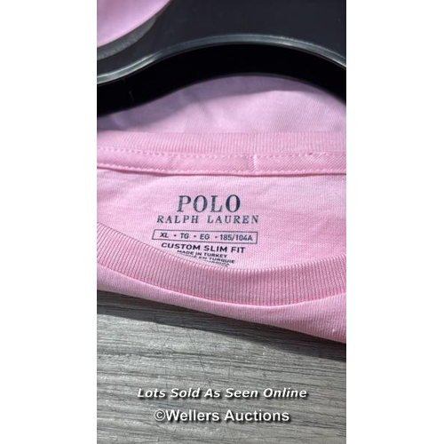 8027 - POLO RALPH LAUREN CLASSIC / XL / PINK / NEW WITH TAGS / RRP: 75 / G83