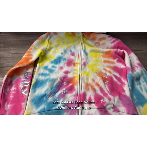 8028 - BUTTER SUPERSOFT KIDS DYE HOODIE / L / TIE DYE / NEW WITH TGAS / RRP: 59.95 / G83