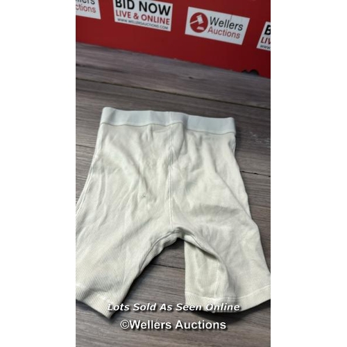 8032 - SKIMS COTTON RIB BOXER / XXS / BONE / NEW, WITHOUT TAGS / RRP: 3 / G83