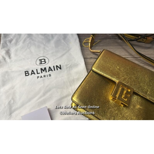 8069 - BALMAIN S ELY 64.83 XBODY-CALFSKIN / 1KA OR / APPEARS NEW WITH DAMAGE TO THE STRAP / INCL. DUST BAG ... 