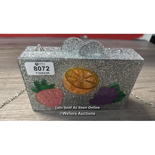 8072 - BARI LYNN FRUIT ACRYLIC BAG / FRUIT / NEW / RRP: 75.95 / G84