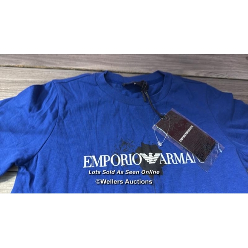 8093 - EMPORIO ARMANI KIDS SIDE STRIPE  T-SHIRT / 6 YRS /  / G85