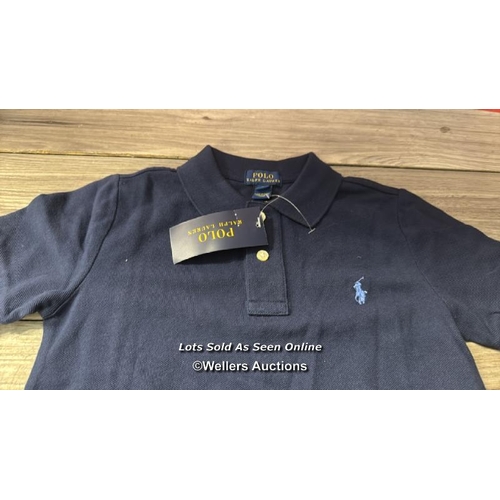 8096 - RALPH LAUREN KIDS  POLO SHIRT / 6 / FRENCH NAVY / NEW WITH TAGS / RRP: 49 / G85