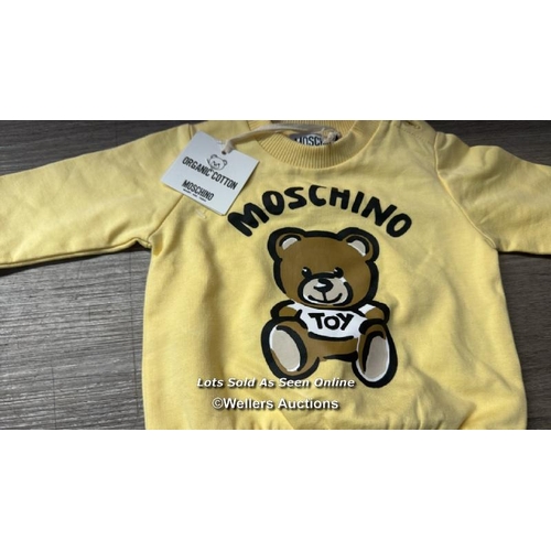 8099 - MOSCHINO KIDS TOY BEAR LOGO TRACK TOP / NEW /  3-6 / G85