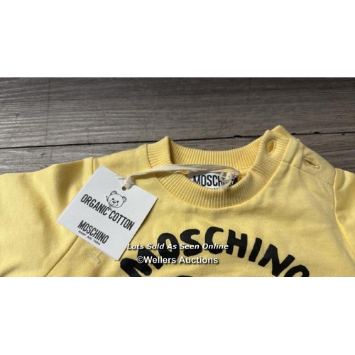 8099 - MOSCHINO KIDS TOY BEAR LOGO TRACK TOP / NEW /  3-6 / G85