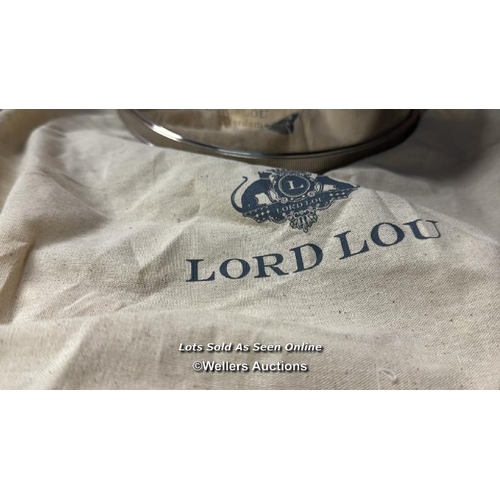 8132 - LORD LOU RIVA BOWL / SILVER / NEW / RRP: 190 / G78