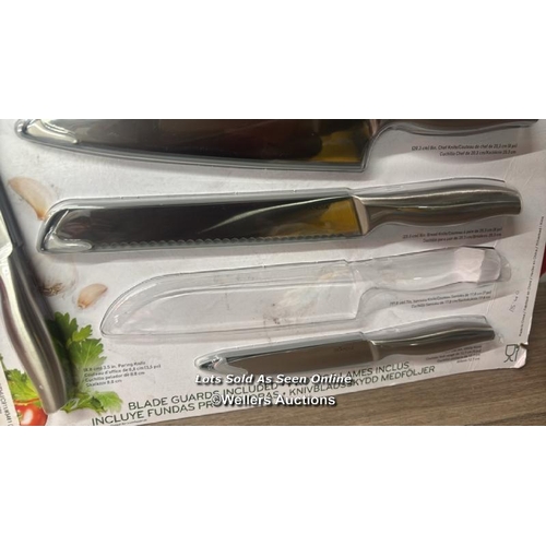 6020 - SKANDIA KNIFE SET 5 PIECE / MISSING 1X / APPEARS NEW - SEE IMAGES / A22