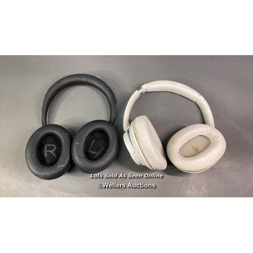 9526 - X2 HEAPHONES INC. BOSE NOISE CANCELLING 700 MODEL 423352 - FOAM SLIGHTLY DAMAGED, SONY YY2966  / ADD