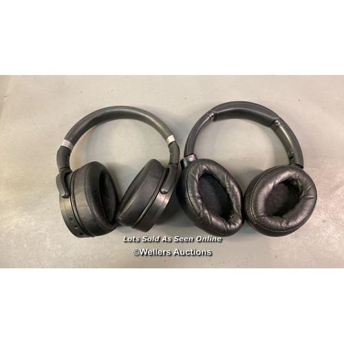 9540 - HEADPHONES X2 INC. SENNHEISER HD 450BT, SONY WH-XB900N