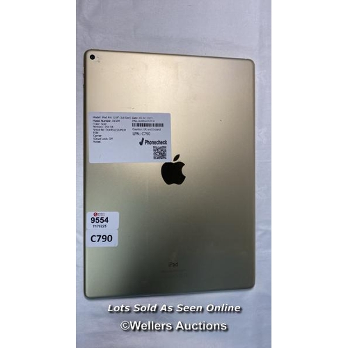 9554 - APPLE IPAD PRO 12.9