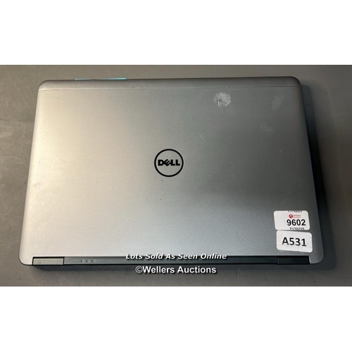 9602 - DELL LAPTOP INTEL CORE I5-4310U @2GHZ/ 8GB RAM/128GB HD/ WINDOW 10