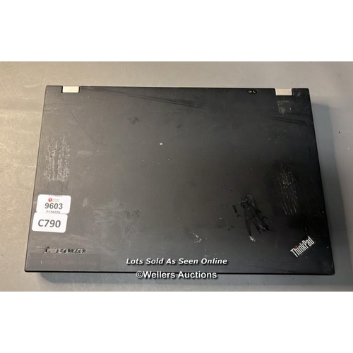 9603 - LENOVO THINK PAD INTEL CORE I5-2410M @2.3GHZ/ 8GB RAM/128GB HD/ WINDOW 11