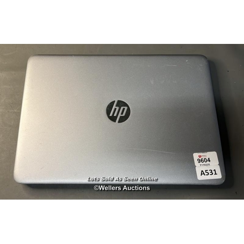 9604 - HP LAPTOP AMD PRO A8-8600B @1.6GHZ/ 8GB RAM/500GB HD/ WINDOW 11