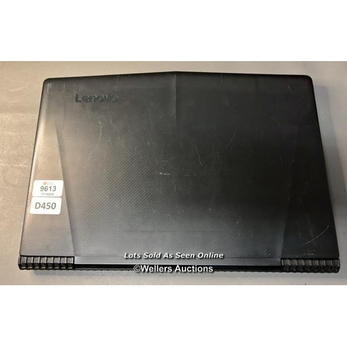 9613 - LENOVO LAPTOP INTEL CORE I7-7700UQ @2.8GHZ/ 16GB RAM/128GB+1TB HD/ WINDOW 10