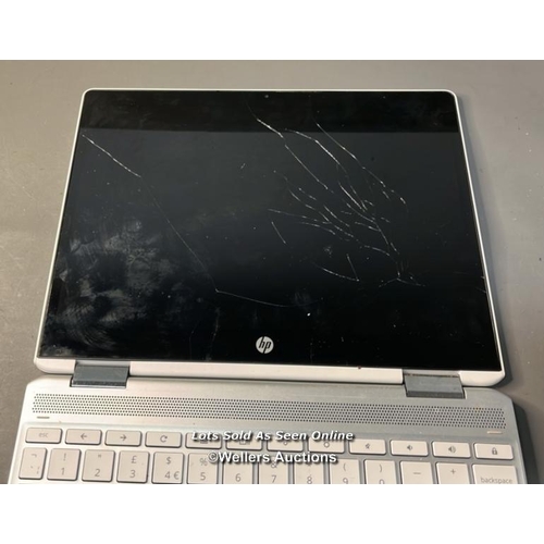 9631 - HP CHROMEBOOK X360 MODEL-12B-CA0500NA S/N: 5CD943J3NB  (SCREEN DAMAGE)