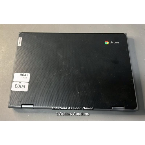 9647 - LENOVO 500E CHROMEBOOK 2ND GEN MODEL-81MC SN: PF2TY6MN