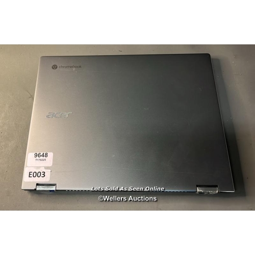 9648 - ACER CHROMEBOOK SPIN CP713 SERIES MODEL-N19Q5/ SN: NXHQBEK00305100C997600