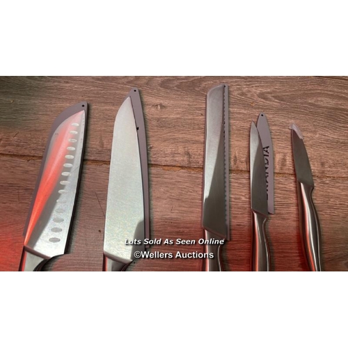 2034 - SKANDIA KNIFE SET 5 PIECE / SEE IMAGES / A32