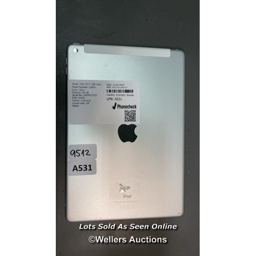 9512 - APPLE IPAD 10.2