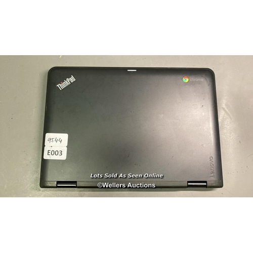 9544 - LENOVO THINK PAD/ 11E CHROMEBOOK/ SN: LR-0A7WY5