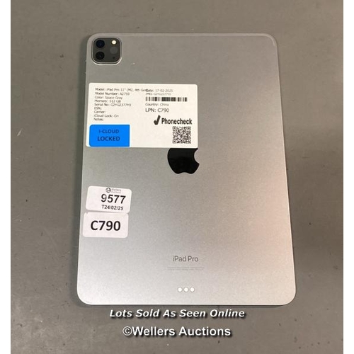 9577 - APPLE IPAD PRO 11