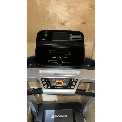 15 - Life Fitness T3 treadmill / Minimal signs of use / Untested / With power supply and manuals / Contai... 