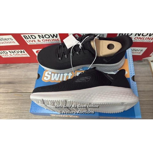 4020 - GENTS NEW SKECHERS SWIFT FIT UK SIZE 9 / H8 [282795]