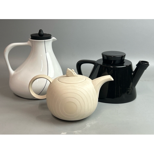 17 - Three designer teapots including Horsea, Menu and Ikea / T10