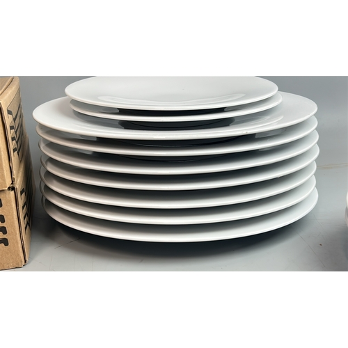 4 - Alessi white plates and bowls including two boxed sets of four (27) /T7