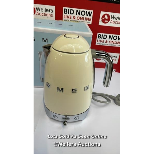 8035 - RRP: 179 - SMEG VARIABLE KETTLE / CREAM / APPEARS NEW / G50