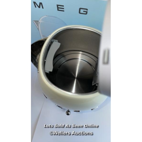 8035 - RRP: 179 - SMEG VARIABLE KETTLE / CREAM / APPEARS NEW / G50