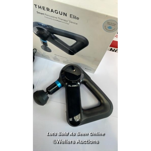 8042 - RRP: 375 - THERABODY THERAGUN BLACK G4 ELITE / MINIMAL SIGNS OF USE / G50