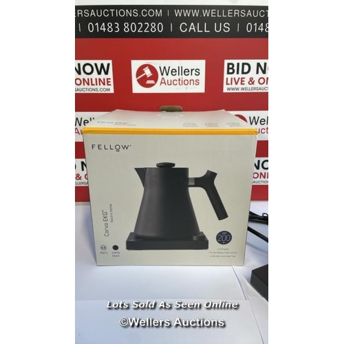 8047 - RRP: 165 - FELLOW CORVO EKG KETTLE / MATTE BLACK / APPEARS NEW  / G51