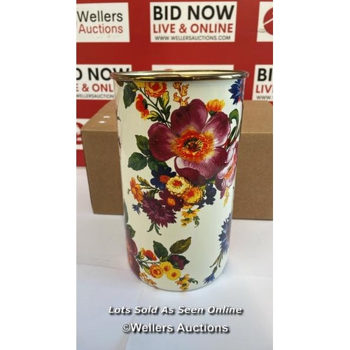 8053 - RRP: 109 - MACKENZIE CHILDS FLOWER MARKET UTENSIL HOLDER / APPEARS NEW / G51