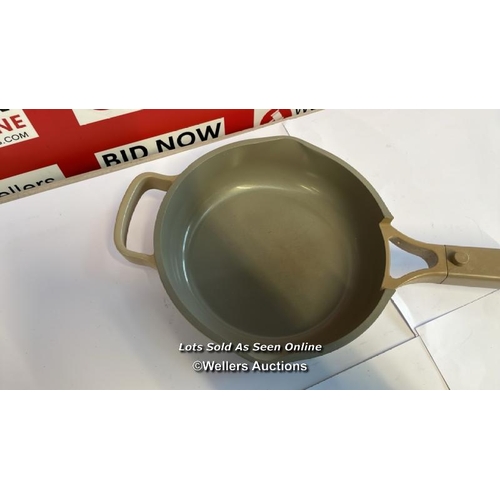 8064 - RRP: 100 - OUR PLACE MINI ALWAYS PAN 2.0 STEAM / LIGHT BROWN / SIGNS OF USE / G24