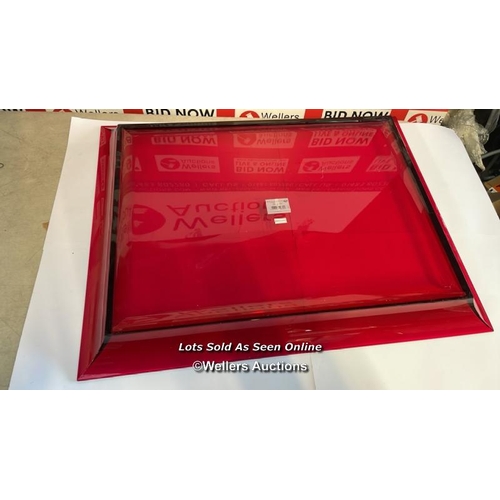 8066 - RRP: 176 - MARIO LUCA GIUSTI CONSTANZA TRAY / RED / APPEARS NEW / G24