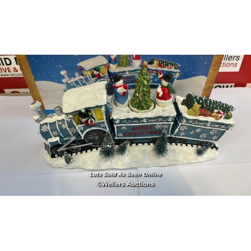 8077 - RRP: 99 - LUMINEO CHRISTMAS FUN CHRISTMAS SCENERY TRAIN / SEE IMAGES / G25