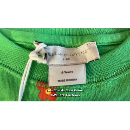 8100 - STELLA MCCARTNEY CHILDRENS SHEEP SWEATSHIRT / NEW WITH TAGS / G25